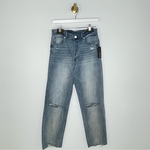 Jeans | Straight | NWT Blank NYC Baxter Light Wash | 12" High Rise | 27" Inseam - Picture 2 of 12